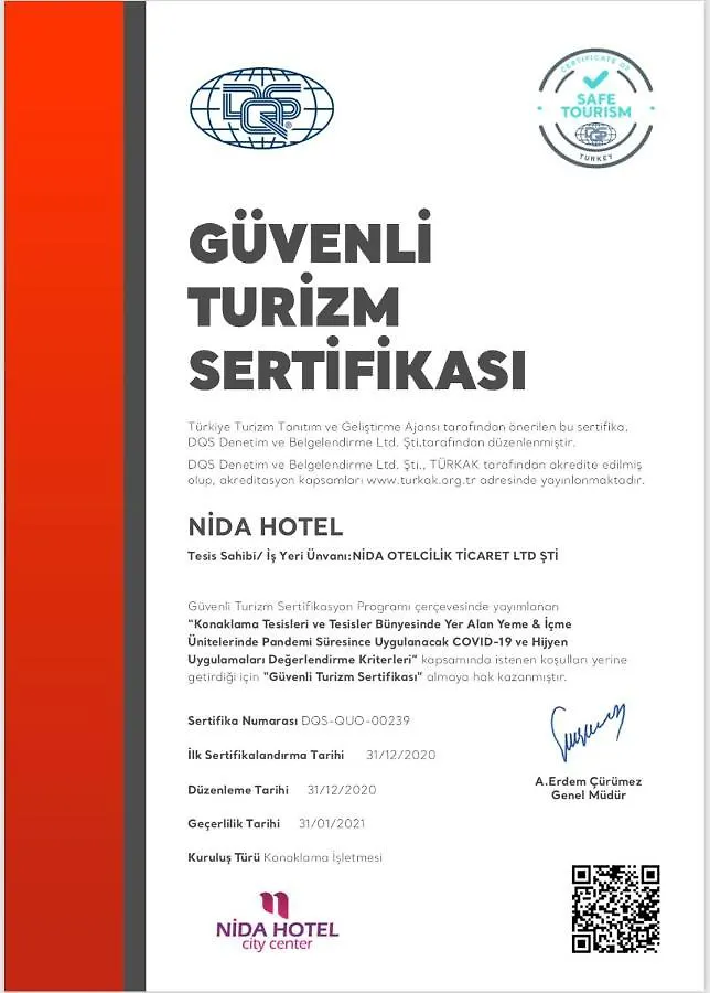 Nida Hotel City Center Istanbul